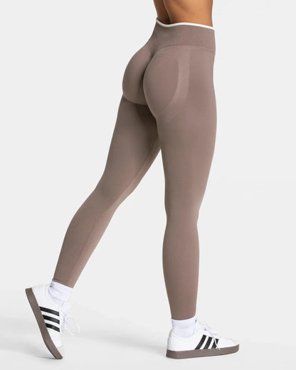 Women’s Sports Leggings, High Waist Seamless Yoga Pants, Scrunch Booty Peach, Hip Lifting Gym Clothes, Workout Tights