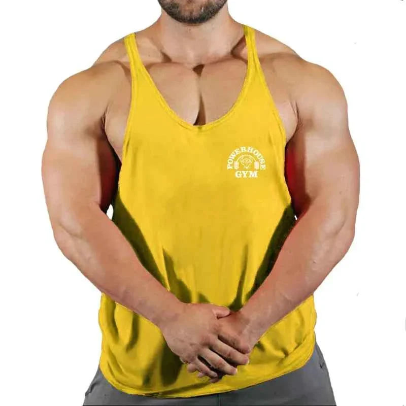 Men's Bodybuilding Stringer Gym Vest